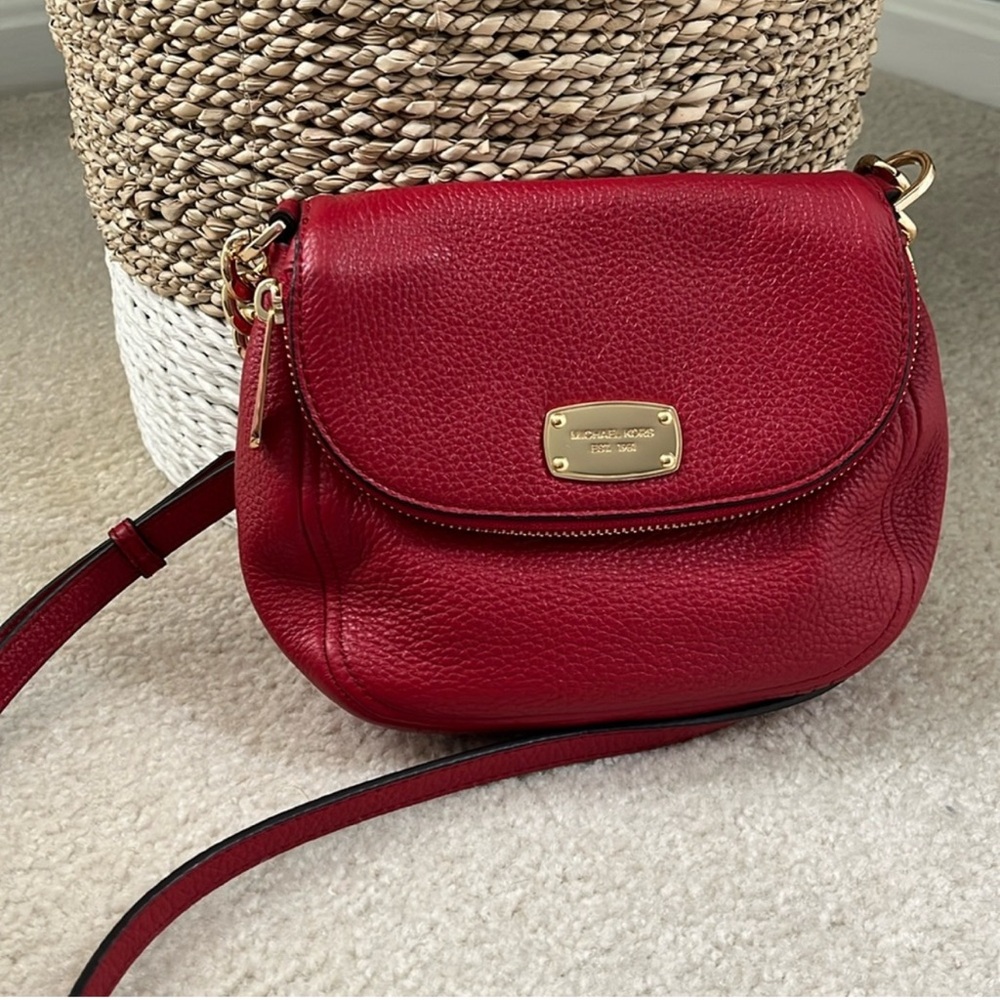 Michael Kors Red Crossbody Bag
